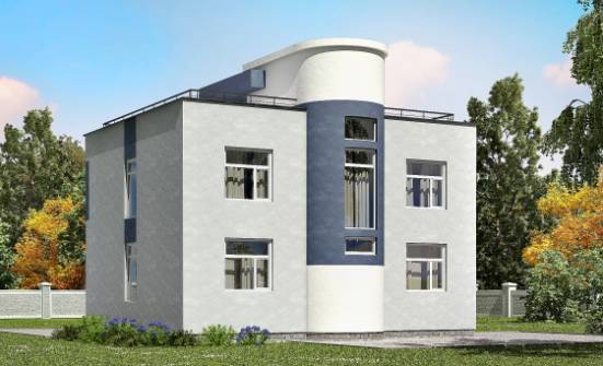 180-005-П Проект двухэтажного дома, классический дом из блока Астана | Проекты домов от House Expert