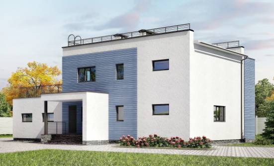 180-012-Л Проект двухэтажного дома и гаражом, средний дом из кирпича Павлодар | Проекты домов от House Expert