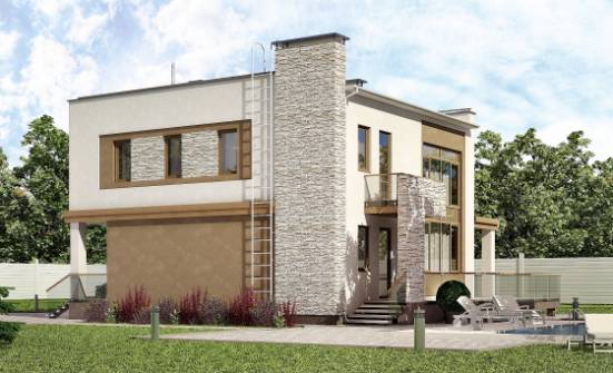 185-001-П Проект двухэтажного дома, просторный домик из газобетона Талдыкорган | Проекты домов от House Expert