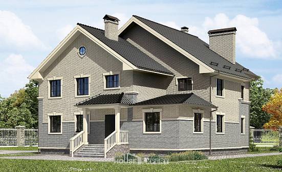 300-004-П Проект двухэтажного дома, современный загородный дом из поризованных блоков Усть-Каменогорск | Проекты домов от House Expert