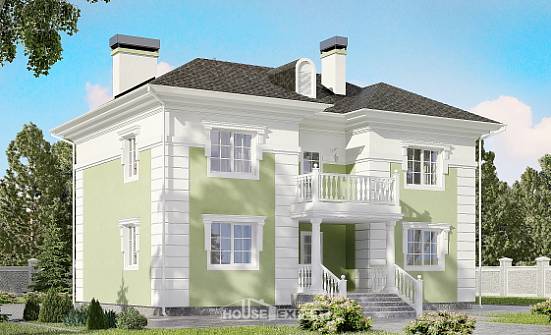 155-005-П Проект двухэтажного дома, компактный домик из бризолита Караганда | Проекты домов от House Expert