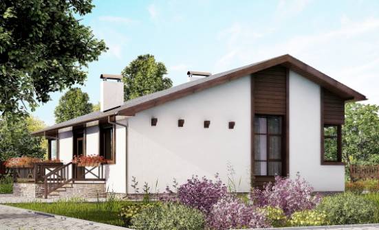 110-003-П Проект одноэтажного дома, доступный домик из твинблока Актобе | Проекты домов от House Expert