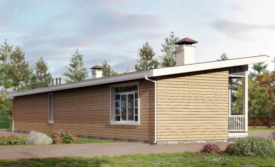 110-004-Л Проект бани из кирпича Атырау | Проекты одноэтажных домов от House Expert