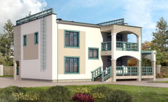 150-010-П Проект двухэтажного дома, бюджетный коттедж из кирпича Усть-Каменогорск | Проекты домов от House Expert