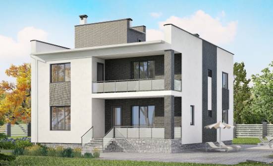 225-001-П Проект двухэтажного дома, простой домик из теплоблока Кокшетау | Проекты домов от House Expert