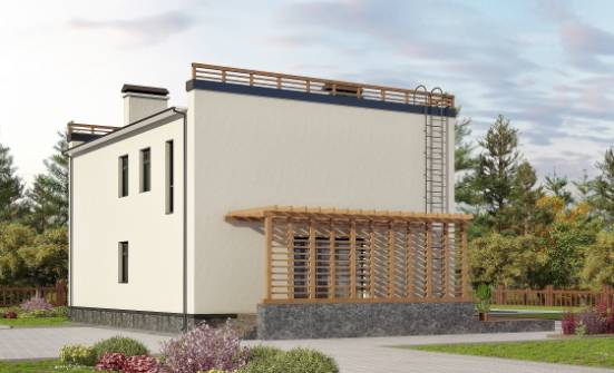 215-002-Л Проект двухэтажного дома, красивый дом из газобетона Семей | Проекты домов от House Expert