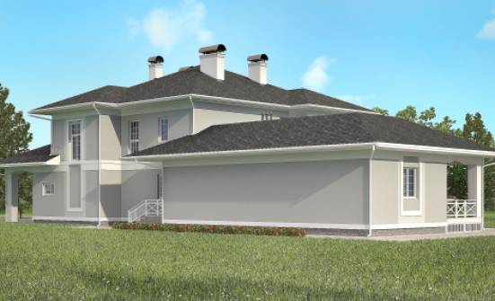 360-001-П Проект двухэтажного дома, гараж, уютный загородный дом из кирпича Экибастуз | Проекты домов от House Expert