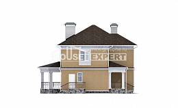 160-001-Л Проект двухэтажного дома, недорогой домик из арболита, House Expert