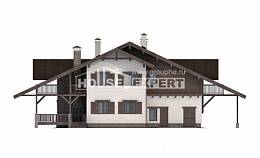 320-001-П Проект двухэтажного дома с мансардным этажом и гаражом, огромный домик из кирпича Усть-Каменогорск, House Expert
