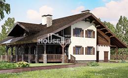 320-001-П Проект двухэтажного дома мансардный этаж и гаражом, классический дом из кирпича Усть-Каменогорск, House Expert