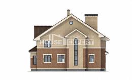 300-004-Л Проект двухэтажного дома, современный домик из керамзитобетонных блоков, Уральск