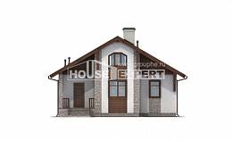 080-002-Л Проект одноэтажного дома, экономичный домик из керамзитобетонных блоков, Астана