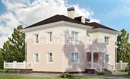155-005-Л Проект двухэтажного дома, компактный загородный дом из поризованных блоков, Шымкент