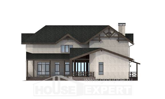 340-004-Л Проект двухэтажного дома, классический домик из газосиликатных блоков Рудный, House Expert