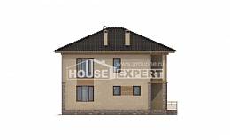 170-005-Л Проект двухэтажного дома, недорогой дом из блока Астана, House Expert