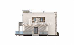 185-001-П Проект двухэтажного дома, простой коттедж из пеноблока, Экибастуз
