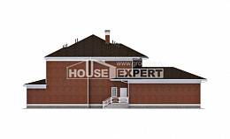 315-001-П Проект двухэтажного дома и гаражом, большой коттедж из кирпича, House Expert