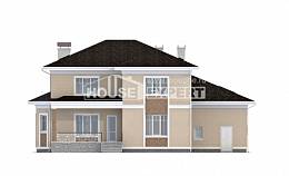 335-001-Л Проект двухэтажного дома, гараж, уютный загородный дом из кирпича, Экибастуз
