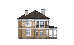 160-001-Л Проект двухэтажного дома, недорогой домик из газосиликатных блоков Жанаозен, House Expert