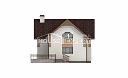 150-009-П  Проект двухэтажного дома, небольшой загородный дом из пеноблока, House Expert