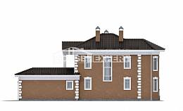 150-006-П Проект двухэтажного дома и гаражом, красивый дом из поризованных блоков Атырау, House Expert