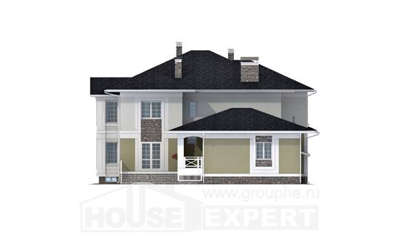 620-001-Л Проект трехэтажного дома, гараж, огромный коттедж из газосиликатных блоков Актобе, House Expert