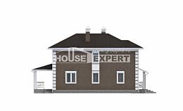 185-002-П Проект двухэтажного дома, экономичный коттедж из твинблока, Караганда