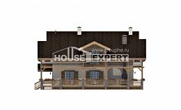 260-001-Л Проект двухэтажного дома с мансардой, красивый домик из кирпича, Жанаозен