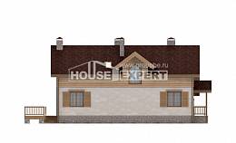 165-002-П Проект двухэтажного дома мансардный этаж и гаражом, экономичный дом из пеноблока Усть-Каменогорск, House Expert