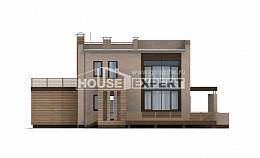 220-003-Л Проект двухэтажного дома и гаражом, средний дом из теплоблока Семей, House Expert