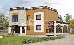 150-010-Л Проект двухэтажного дома, уютный загородный дом из кирпича Талдыкорган, House Expert