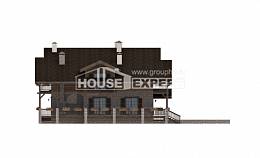 400-004-П Проект трехэтажного дома с мансардным этажом, гараж, красивый дом из кирпича, Экибастуз
