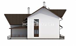300-002-П Проект двухэтажного дома мансардный этаж и гаражом, просторный загородный дом из газобетона Жанаозен, House Expert