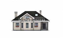 150-013-П Проект двухэтажного дома с мансардным этажом, экономичный коттедж из кирпича Актобе, House Expert