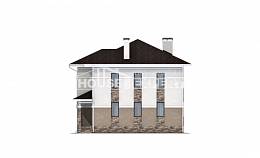 150-014-П Проект двухэтажного дома, простой загородный дом из пеноблока, Актобе
