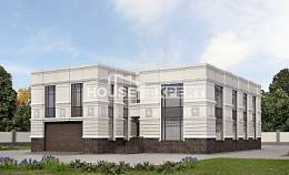 400-005-Л Проект двухэтажного дома, гараж, огромный домик из кирпича, Экибастуз