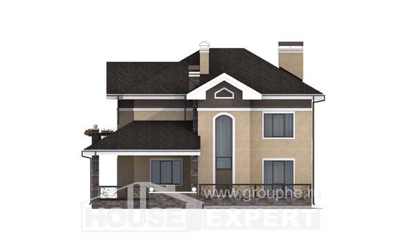 200-006-П Проект двухэтажного дома, просторный дом из кирпича Экибастуз, House Expert