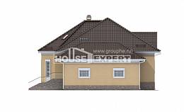 400-001-П Проект трехэтажного дома мансардой и гаражом, большой дом из керамзитобетонных блоков Павлодар, House Expert