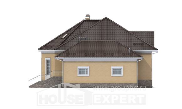 400-001-П Проект трехэтажного дома с мансардой и гаражом, огромный домик из поризованных блоков Экибастуз, House Expert