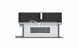 180-001-П Проект двухэтажного дома мансардой и гаражом, красивый коттедж из твинблока, Усть-Каменогорск