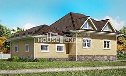 400-001-П Проект трехэтажного дома с мансардным этажом, гараж, современный домик из газосиликатных блоков Талдыкорган, House Expert
