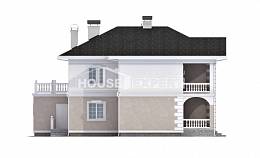 340-002-П Проект двухэтажного дома, гараж, просторный коттедж из кирпича Караганда, House Expert