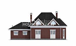 290-002-П Проект двухэтажного дома и гаражом, огромный домик из твинблока, Жанаозен