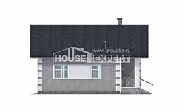 115-001-Л Проект двухэтажного дома мансардой, скромный дом из керамзитобетонных блоков Талдыкорган, House Expert