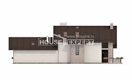 480-001-Л Проект трехэтажного дома мансардный этаж, современный домик из керамзитобетонных блоков Туркестан, House Expert
