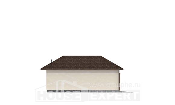 040-001-П Проект гаража из керамзитобетонных блоков Темиртау, House Expert