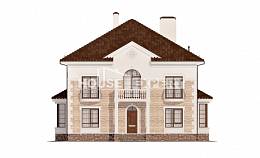 220-008-П Проект двухэтажного дома, простой загородный дом из кирпича Актобе, House Expert