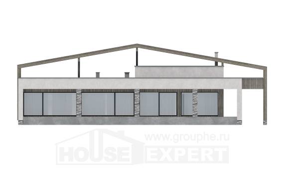 170-011-Л Проект одноэтажного дома, доступный домик из кирпича Алма-Ата, House Expert