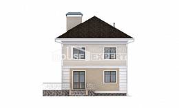 090-003-Л Проект двухэтажного дома, уютный домик из арболита, Талдыкорган