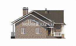195-001-П Проект одноэтажного дома, современный коттедж из кирпича Семей, House Expert
